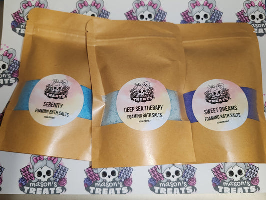 Foaming Bath Salts | Wellness Collection | Epsom Salts | Bath time | Mood Therapy | Gift Ideas