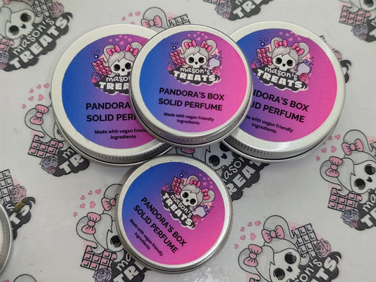 Aftershave Inspired Solid Perfume in Aluminimum Tin