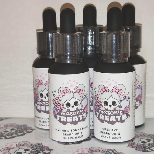 Handmade Beard Oil - available in a selection of fresh scents
