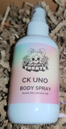 Aftershave Inspired Water Based Body Spray / Body Mist