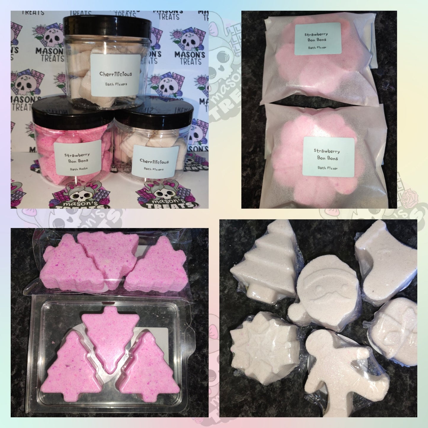 Bath Time Mystery Box / Bath Bombs, Bath Rocks, Bath Dust- vegan friendly