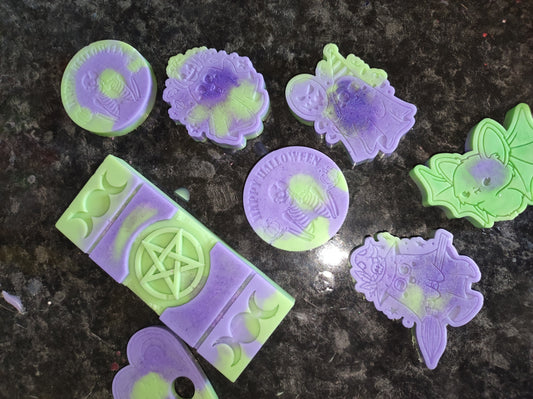 Halloween Wax Melt Snap Bars -  vegan friendly