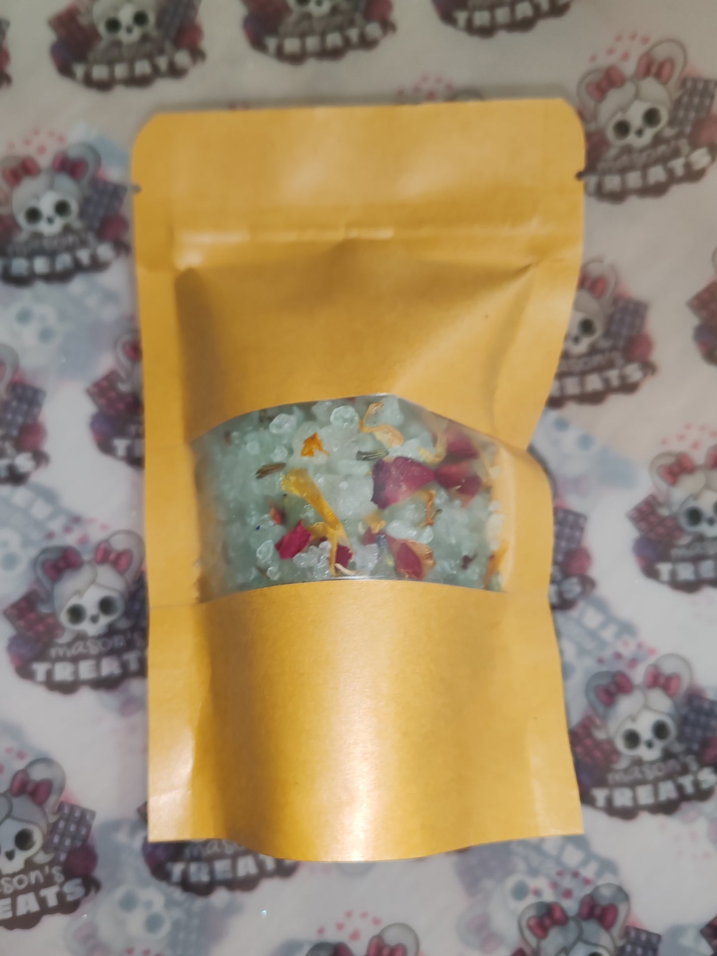 Essential Oil Bath Salts with Botanicals | Relaxation  | Dead Sea Salts | Bath time | Gift Ideas